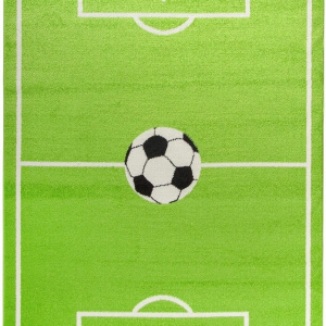 Vaikiškas kilimas Futbolas 120x170 žalias