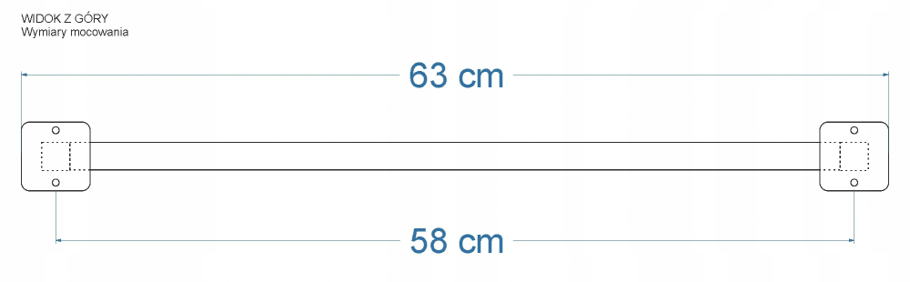 Rankšluosčių stovas lubinis 1 dalies 120cm sidabrinis - Image 6