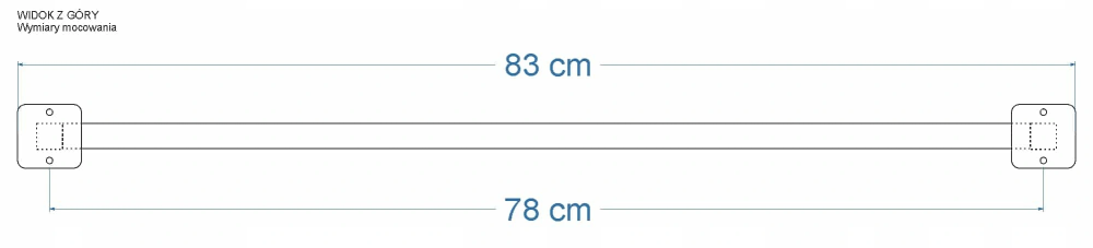 Rankšluosčių stovas lubinis 1 dalies 120cm sidabrinis - Image 5