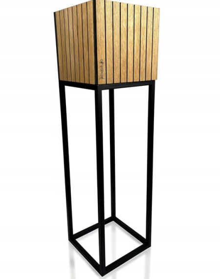 LOFT FIORINO gėlių stovas 22x22x80cm Medis